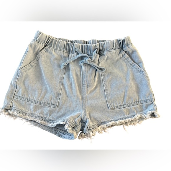 Light Blue Denim Women's Shorts - Picture 1 of 3